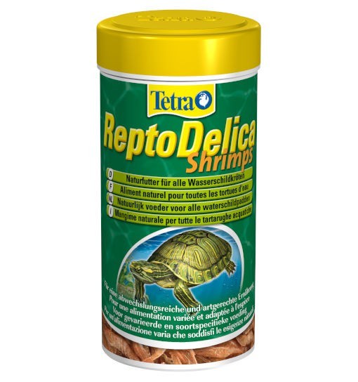 Tetra ReptoDelica Shrimps - przysmak dla żółwi wodno-lądowych