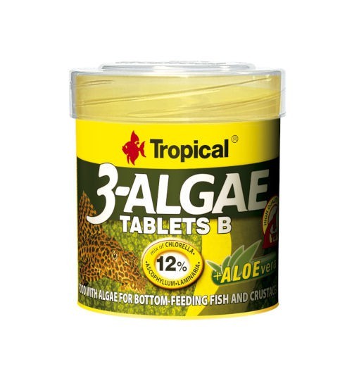 Tropical 3-Algae tablets B - pokarm w formie tonących tabletek