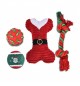 Barry King Zestaw zabawek świątecznych dla psa /czerwony