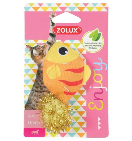 Zolux Zabawka dla kota LOVELY - ryba