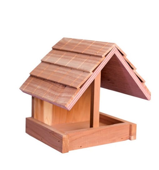 Garden&Fun Karmnik dla ptaków z drewna cedrowego 15,5x13,5x14,5cm