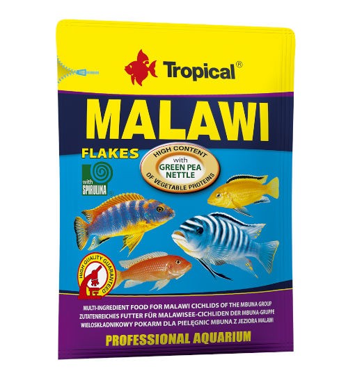 Tropical Malawi - wieloskładnikowy pokarm w formie płatków dla pyszczaków
