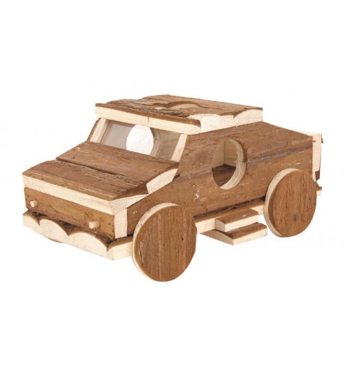 Panama Pet Samochód dla gryzoni - drewniany 25x16x11,5cm