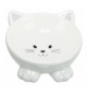 Trixie Podwyższana miska ceramiczna dla kota w kształcie głowy kota 150ml