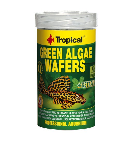 Tropical Green Algae Wafers - pokarm w postaci tonących wafelków z dodatkiem spiruliny