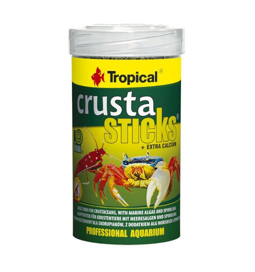 Tropical Crusta Sticks 100ml - pokarm w formie szybko tonących pałeczek dla krewetek