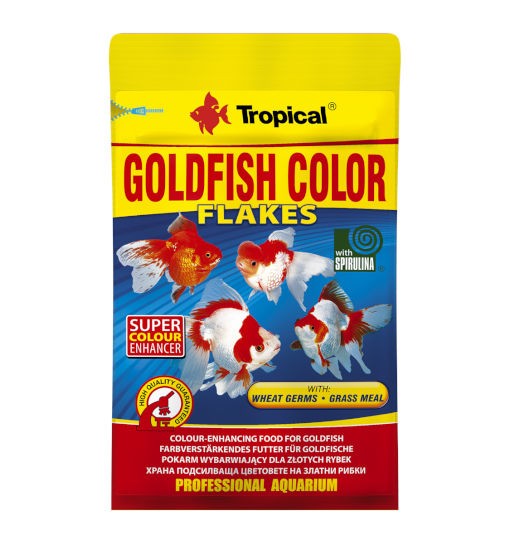 Tropical Goldfish Color - pokarm wybarwiający w formie płatków dla złotych rybek