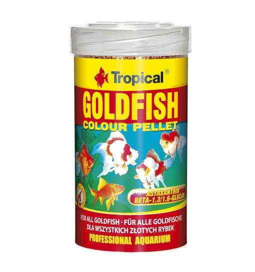 Tropical Goldfish Colour Pellet - wybarwiający pokarm granulowany dla złotych rybek