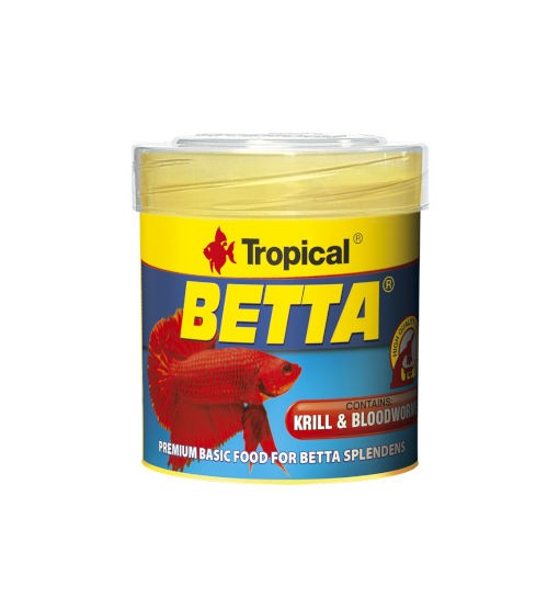 Tropical Betta - wieloskładnikowy pokarm w formie płatków dla bojowników