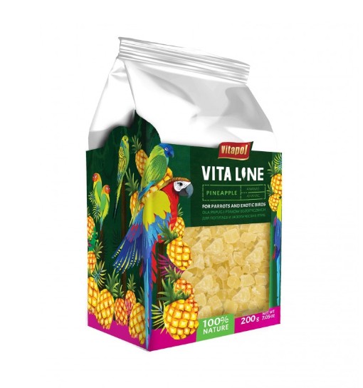 Vitapol Vitaline ananas dla papug i ptaków egzotycznych 200g