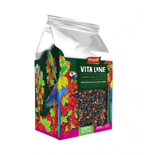 Vitapol Vitaline jagodowy mix dla papug i ptaków egzotycznych 200g