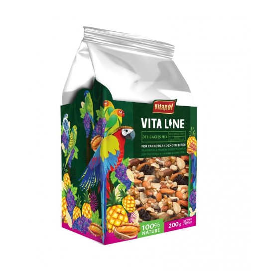 Vitapol Vitaline mix bakaliowy dla papug i ptaków egzotycznych 200g