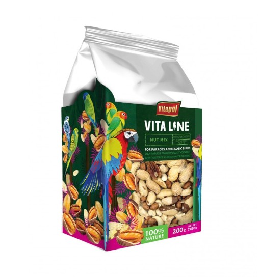 Vitapol Vitaline mix orzechowy dla papug i ptaków egzotycznych 200g