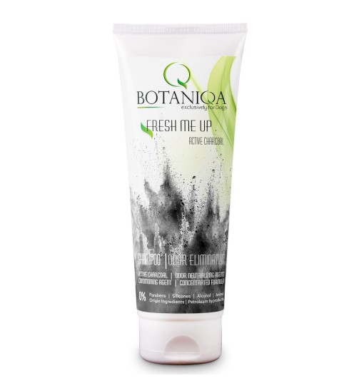 Botaniqa Fresh Me Up Shampoo - szampon z węglem aktywnym, eliminujący przykre zapachy z sierści