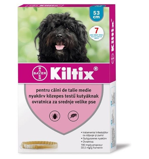 Bayer Kiltix Obroża dla średnich psów - długość 53cm