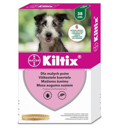 Bayer Kiltix Obroża dla małych psów - długość 38cm