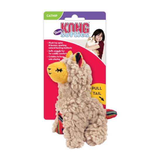 KONG Cat Softies Buzzy Llama - skacząca lama