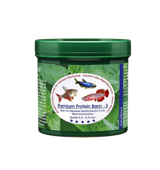 Naturefood Premium Protein Basic S - pokarm dla wszystkich ryb mięsożernych