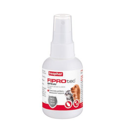 Fiprotec spray 2,5mg 100ml - aerozol do stosowana na skórę i sierść