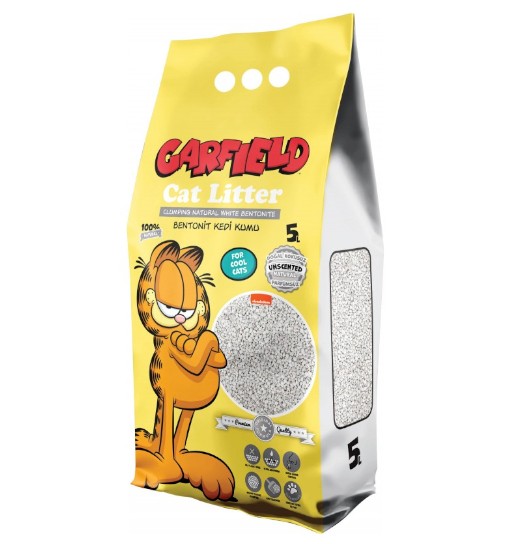 Garfield 5L - żwirek bentonitowy, bezzapachowy