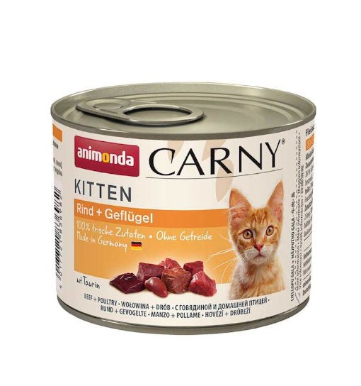 Animonda CARNY kitten puszka dla kota - wołowina/drób
