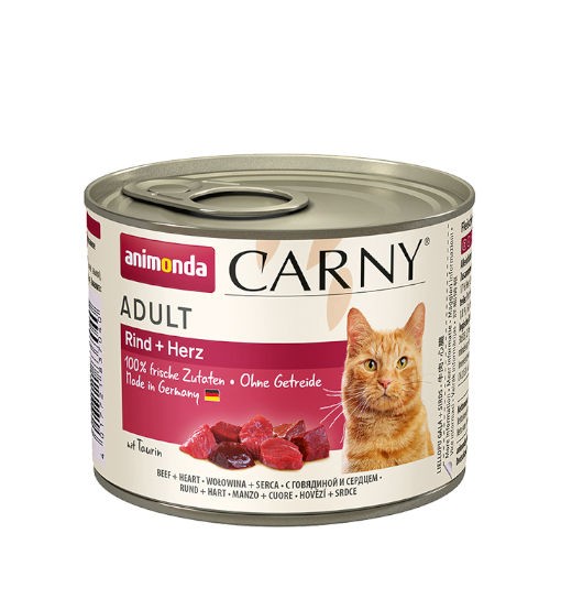 Animonda CARNY puszka dla kota - wołowina/serca