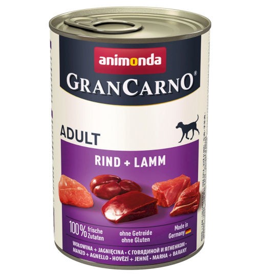 Animonda GRANCARNO adult puszka dla psa - wołowina/jagnięcina