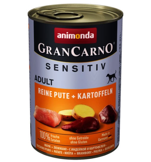 Animonda GRANCARNO Sensitive adult - indyk z ziemniakami
