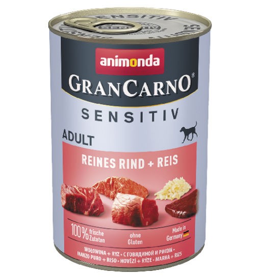 Animonda GRANCARNO Sensitive adult - wołowina z ryżem