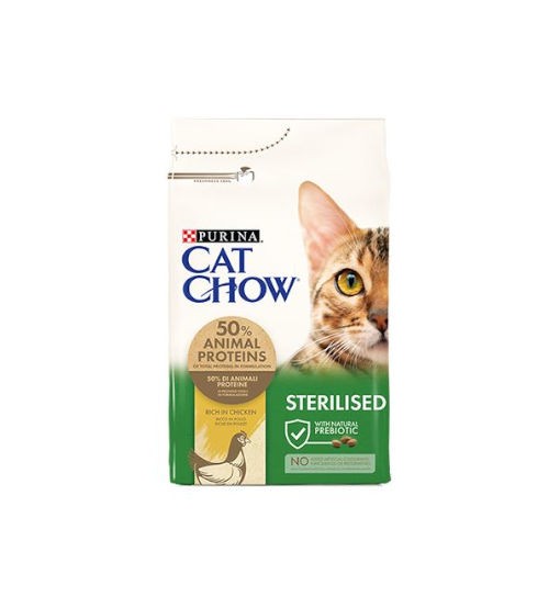 Purina Cat Chow Sterilised - bogata w kurczaka