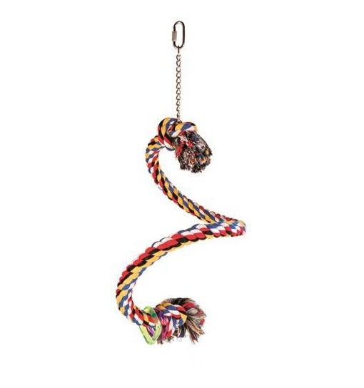 Trixie Zabawka dla ptaków spirala z dzwoneczkiem 50cm