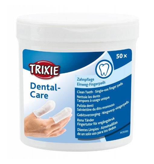TRIXIE Dental Care czyste zęby - nakładki na palce /50szt