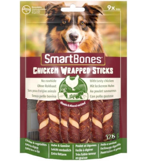 Zolux Smart Bones Chicken Wrap Sticks Mini /9szt