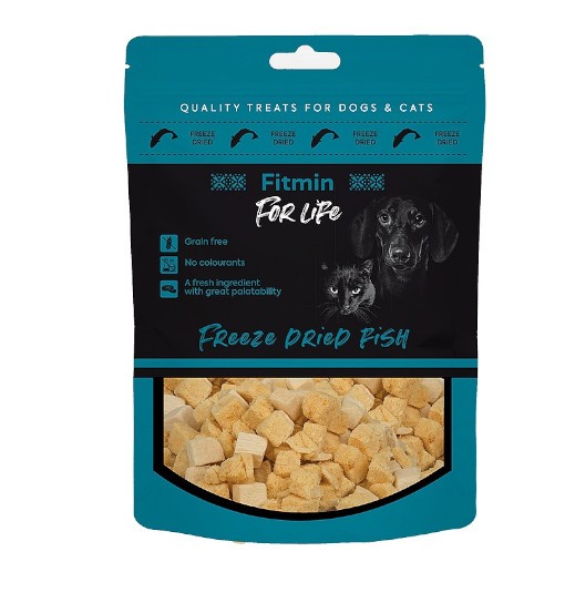Fitmin Freeze dried fish 30g - przysmak mięsny dla psów i kotów ryba