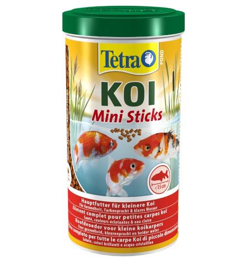 Tetra Koi Mini Sticks - pokarm dla młodych karpi koi