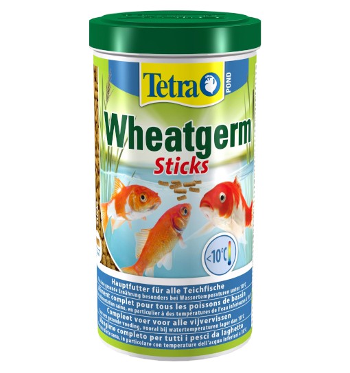 Tetra Pond Wheatgerm Sticks 1L - pokarm w pałeczkach na okres jesienny