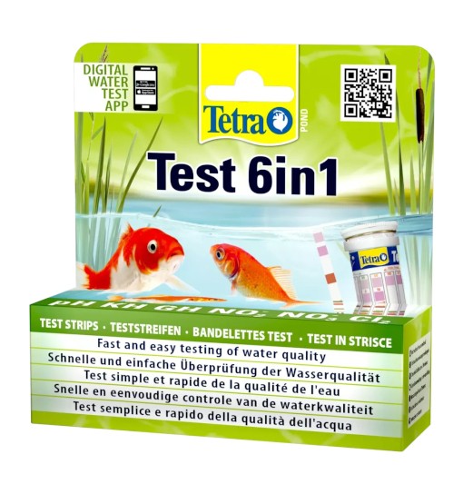 Tetra Pond Test 6in1 25 pasków