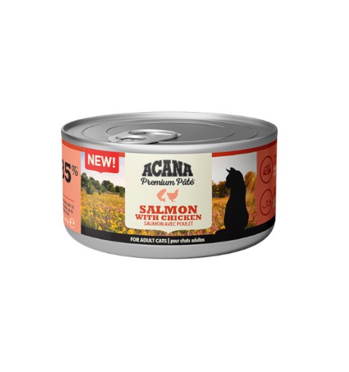 Acana Premium Pate Salmon&Chicken-karma mokra dla kota 85g