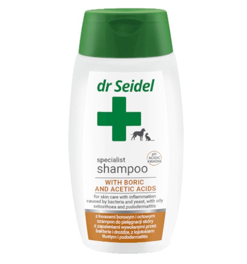Dr Seidel szampon z kwasami borowym i octowym 220 ml