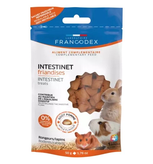 FRANCODEX Przysmak dla gryzoni i królików Intestinet 50 g