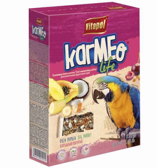 Vitapol Karmeo Life pokarm owocowy dla papug 750g