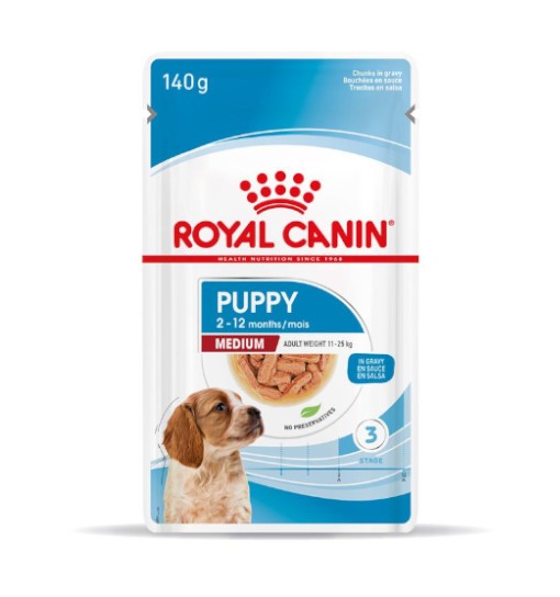 Royal Canin Medium Puppy - karma mokra dla szczeniąt średnich ras 140g