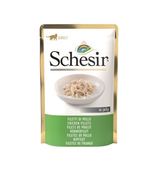 Schesir (kot) - saszetka 85g - Filety z kurczaka