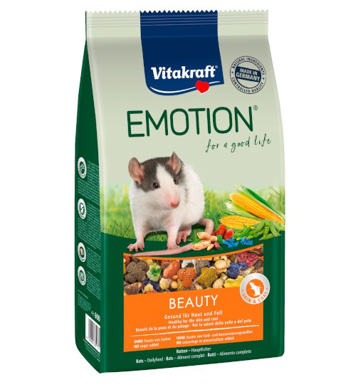 Vitakraft Emotion Beauty 600g - karma dla szczurów