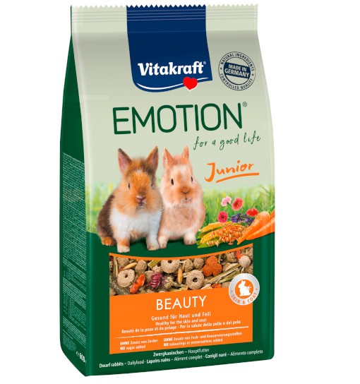 Vitakraft Emotion Beauty Junior 600g - karma dla młodych królików
