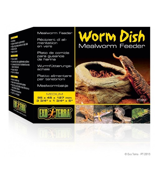 Exo-Terra Miska na robaki Worm dish / Mealworm Feeder
