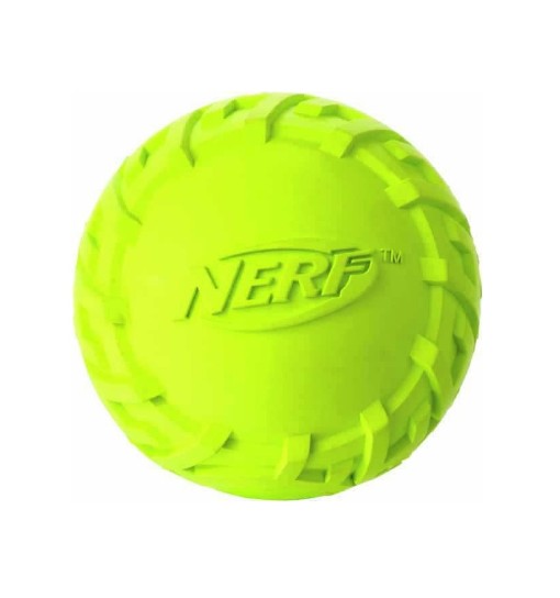 Nerf Piłka gumowa NERF z bieżnikiem, piszcząca, 5,7 x 6,2 x 6,2 cm