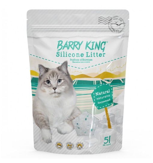 Barry King Żwirek silikonowy dla kota 5L - bezzapachowy