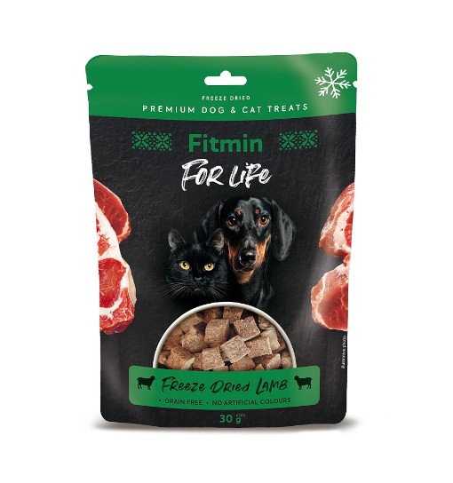 Fitmin Freeze dried lamb 30g - przysmak mięsny dla psów i kotów jagnięcina