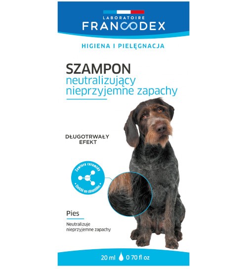 FRANCODEX Szampon dla psów neutralizujący zapachy saszetka 20 ml